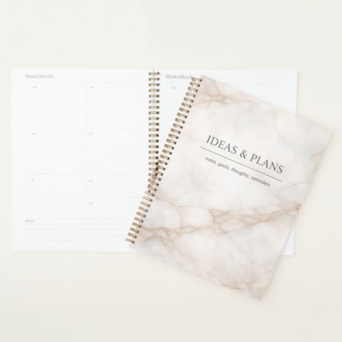 Elegant Marble Notebook for Notes and Journaling
