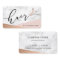 Elegant marble & rose gold scissors hairstylist  b
