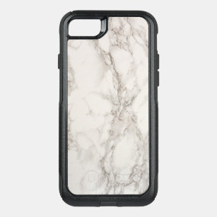 Elegant Marble Stone Black and White Otterbox OtterBox Commuter iPhone SE/8/7 Case