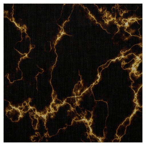 Elegant Marble style3 - Black Gold Fabric