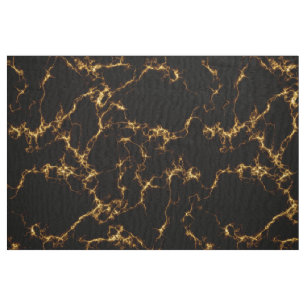 Elegant Marble style3 - Black Gold Fabric