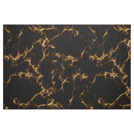 Elegant Marble style3 - Black Gold Fabric