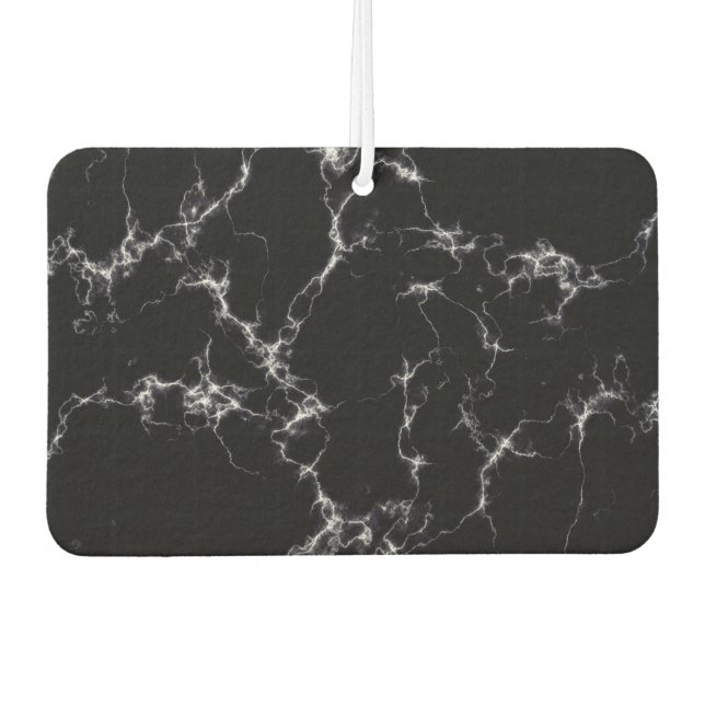 Elegant Marble style4 - Black and White Air Freshener (Front)