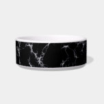 Elegant Marble style4 - Black and White Bowl<br><div class="desc">Design by LEMAT WORKS
https://zazzle.com/lematworks*/collections
https://lematworks.myportfolio.com</div>