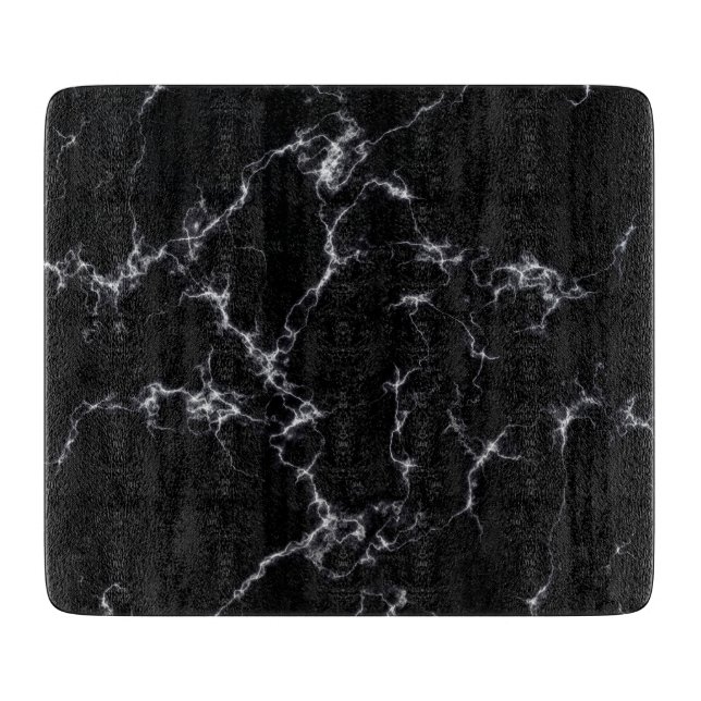 Elegant Marble style4 - Black and White Cutting Board (Front)