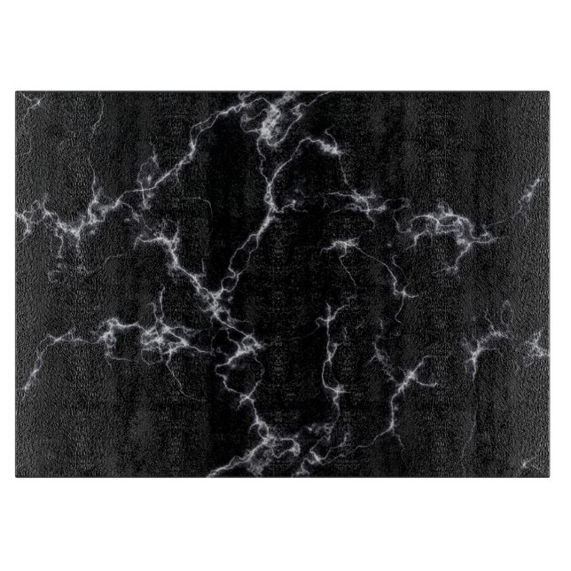 Elegant Marble style4 - Black and White Cutting Board (Front)
