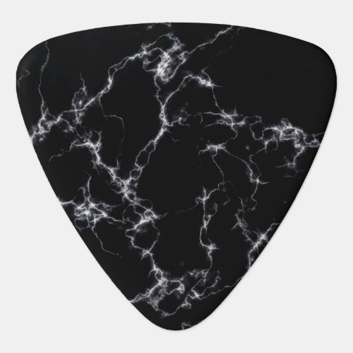 Elegant Marble style4 _ Black and White Guitar Pick