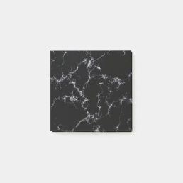 Elegant Marble style4 - Black and White Post-it Notes