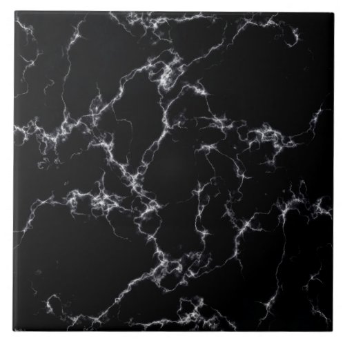 Elegant Marble style4 _ Black and White Tile
