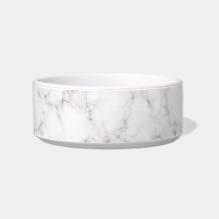 marble dog bowls