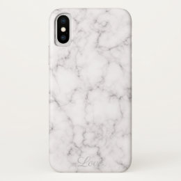 Elegant Marble style iPhone X Case