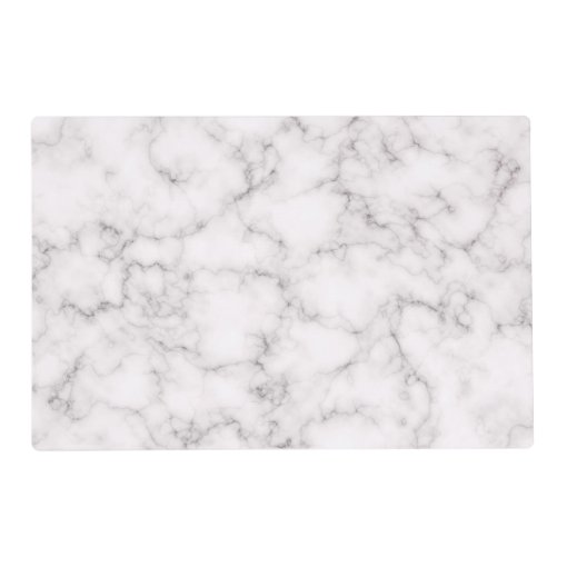 Elegant Marble style Placemat Zazzle