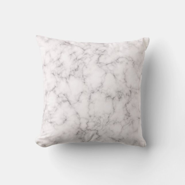 Elegant Marble style Throw Pillow (Front)