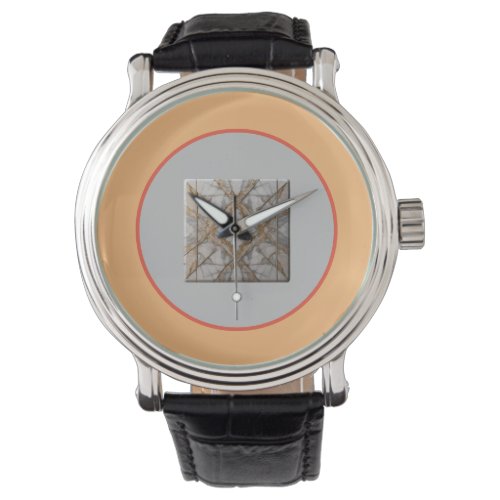 Elegant Marble Timepiece Watch