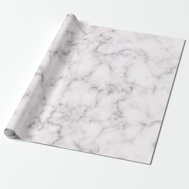 Elegant Marble Wrapping Paper (Unrolled)