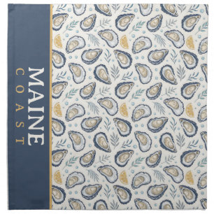 Elegant Marine Oysters Cloth Napkin