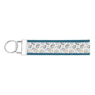 Elegant Marine Oysters Wrist Keychain