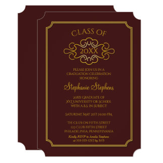 formal college graduation announcements