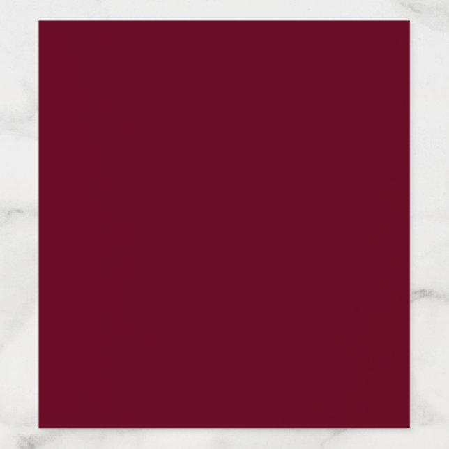 Elegant Marsala | Wedding Envelope Liner (Design)