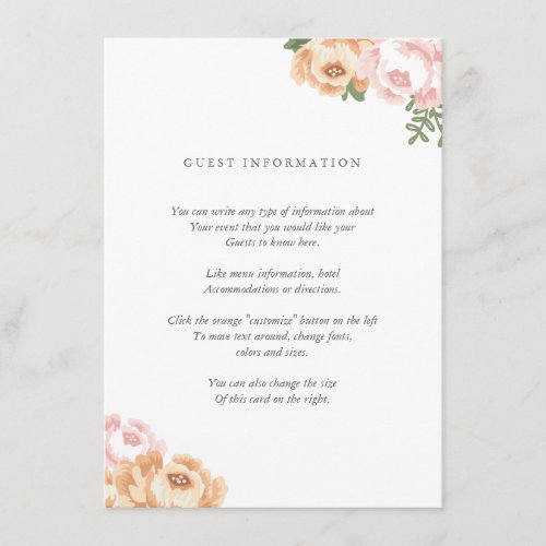 Elegant Mason Jar Insert Card