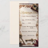 Elegant Masquerade Ball Template (Front/Back)