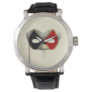 Elegant Masquerade Mask Carnival Party Art Watch