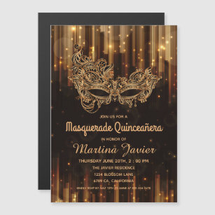 Masquerade Ball Quinceanera Invitations Zazzle Masquerade Ball Quinceanera Invitations Zazzle