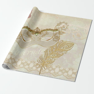 Elegant Masquerade Wrapping Paper