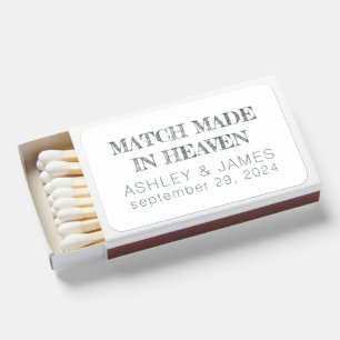 Elegant Match Made in Heaven Wedding Favors