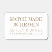 Elegant Match Made In Heaven Wedding Favors | Zazzle