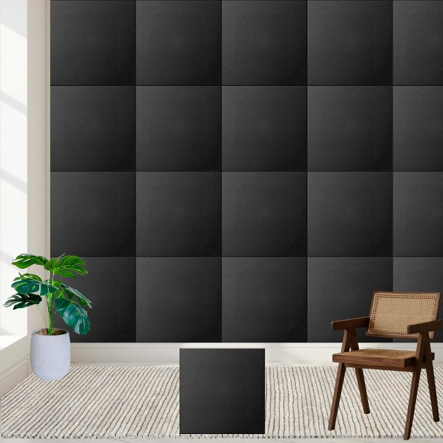 Elegant Matte Black Ceramic Tile  (Elegant Matte Black Ceramic Tile)