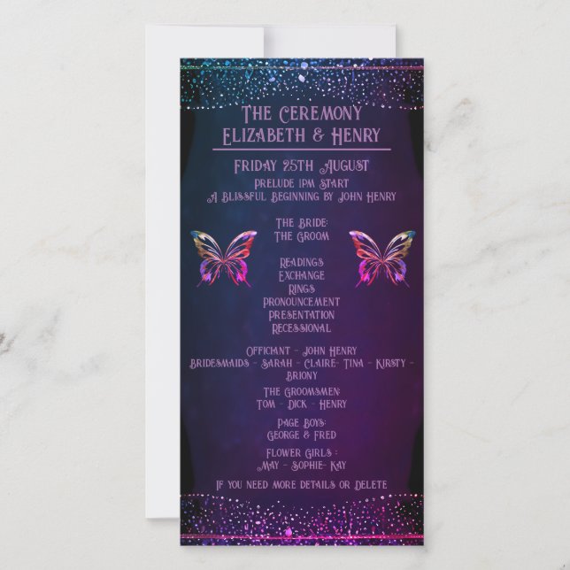 Elegant Mauve and Gold Wedding Invitations  (Front)