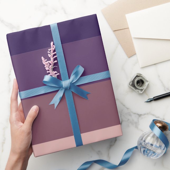 Elegant Mauve Gradient Wrapping Paper  (Gifting)