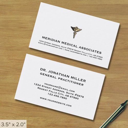 Elegant Medical Business Card