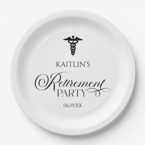 Elegant Medical Caduceus Retirement Party