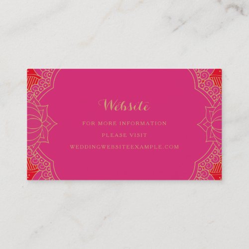 Elegant Mehndi Website Cards