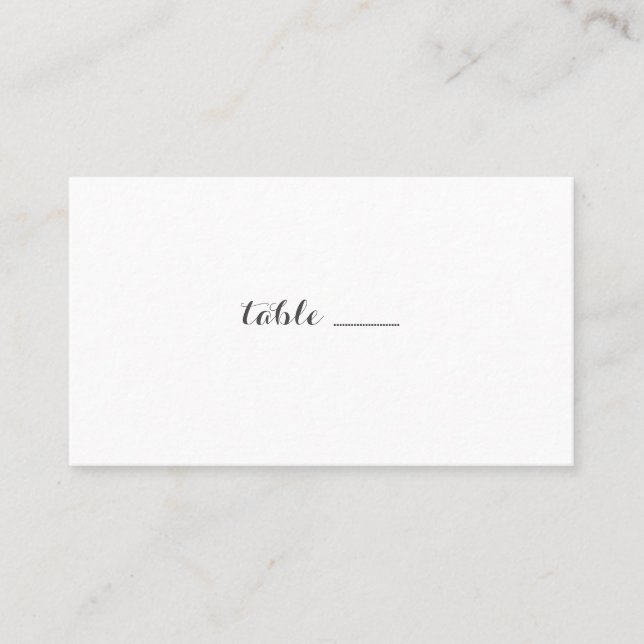 Elegant Mehndi Wedding Escort Cards (Front)