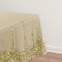 Elegant Melting Gold Glittery Glam