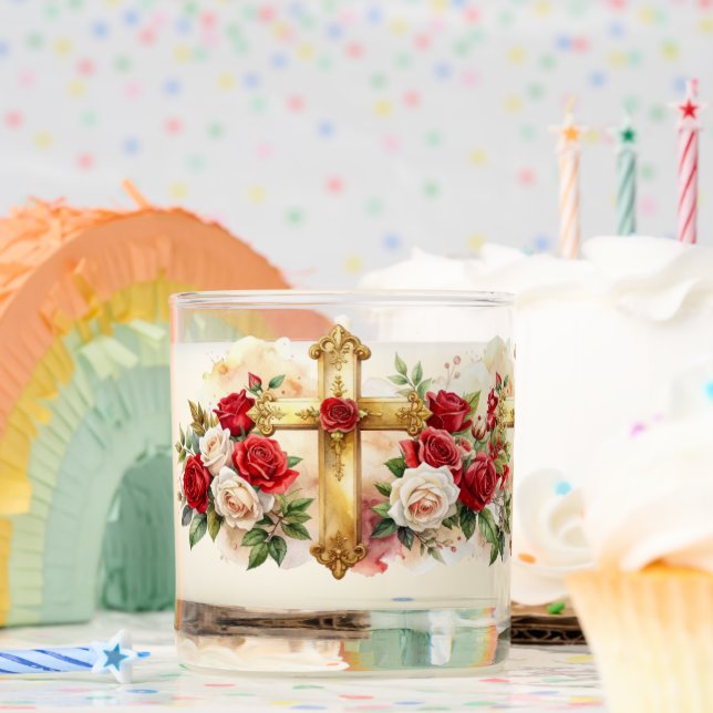 Elegant Memorial Candle – Funeral Gift (Birthday)
