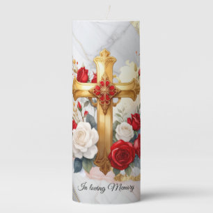 Elegant Memorial Candle – Funeral Gift