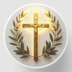 Elegant Memorial Candle Olive Branches Mini Candle Favors