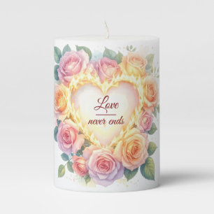 Elegant Memorial Candle – Personalized Remembrance