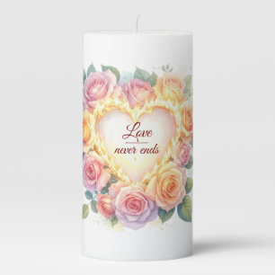 Elegant Memorial Candle – Personalized Remembrance