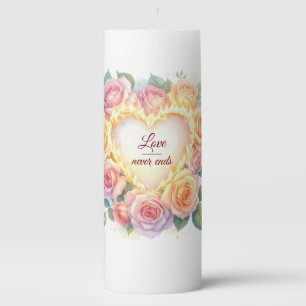 Elegant Memorial Candle – Personalized Remembrance