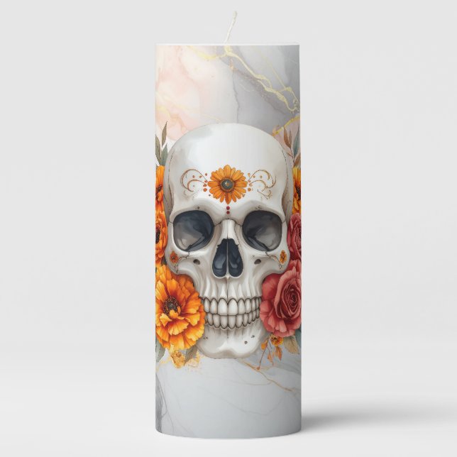 Elegant Memorial Candle – Personalized Remembrance (Front)