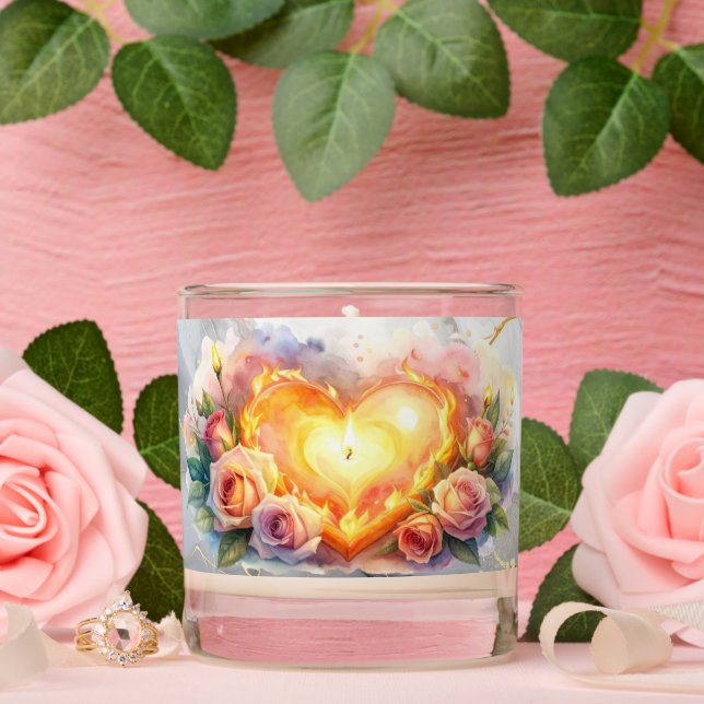 Elegant Memorial Candle – Personalized Remembrance (Wedding)