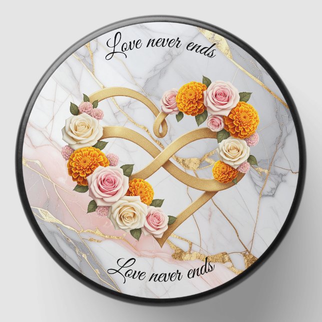 Elegant Memorial Candle – Personalized Remembrance Mini Candle Favors (Front)