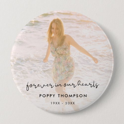 Elegant Memorial Photo Chic Funeral Favor Tribute