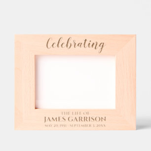 Elegant Memorial Photo Keepsake Engraved Frames