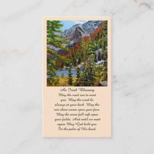 Elegant Memorial Service Funeral  Card